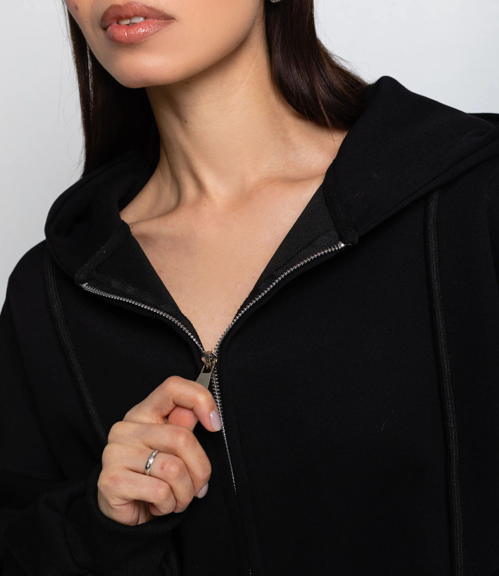 Толстовка #КТ5989, чёрный - Dommod фото 5