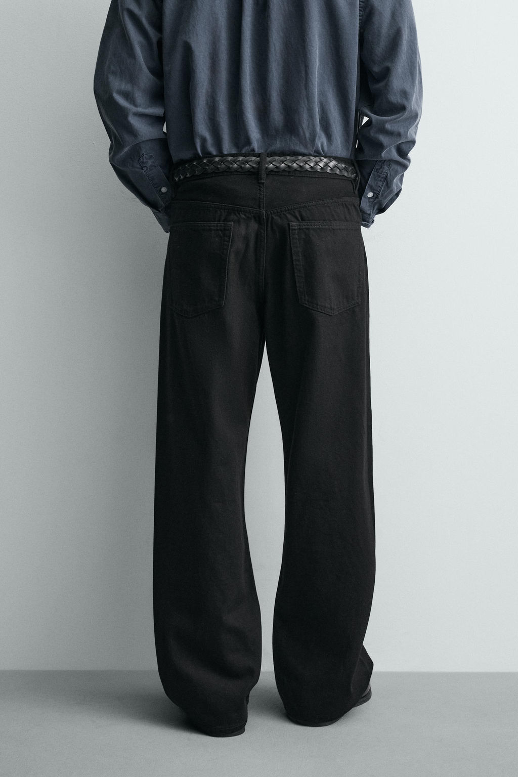 JEANS LOOSE FIT / Negro - Zara фото 3