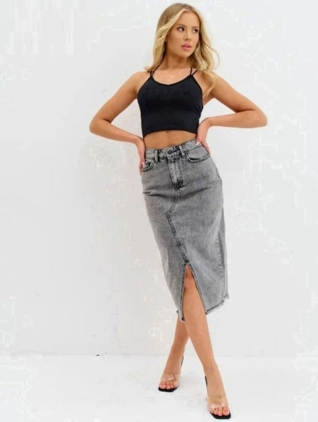 Юбка джинсовая