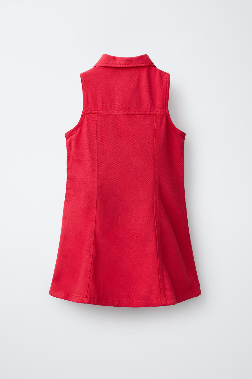 VESTIDO DENIM BOTONES / Rojo - Zara фото 2
