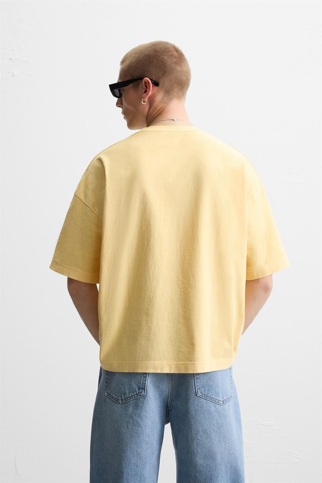 BASIC BOXY FIT T-SHIRT - Zara фото 19