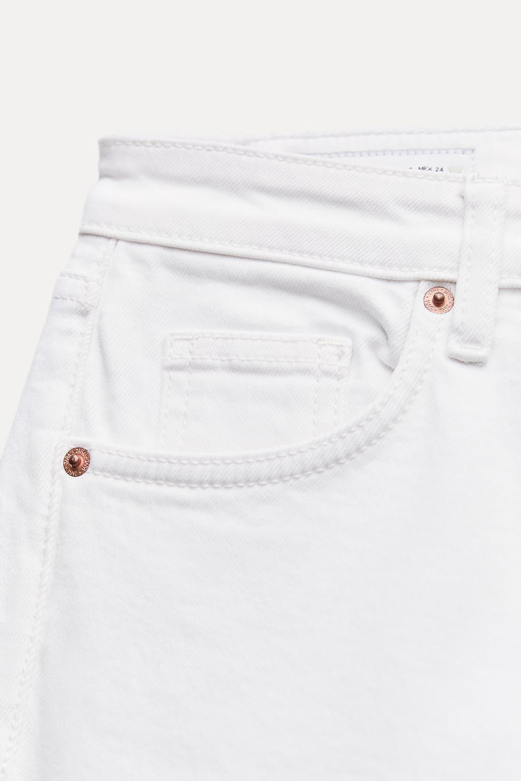 TRF CROPPED FLARE HIGH-WAIST JEANS - Zara фото 14