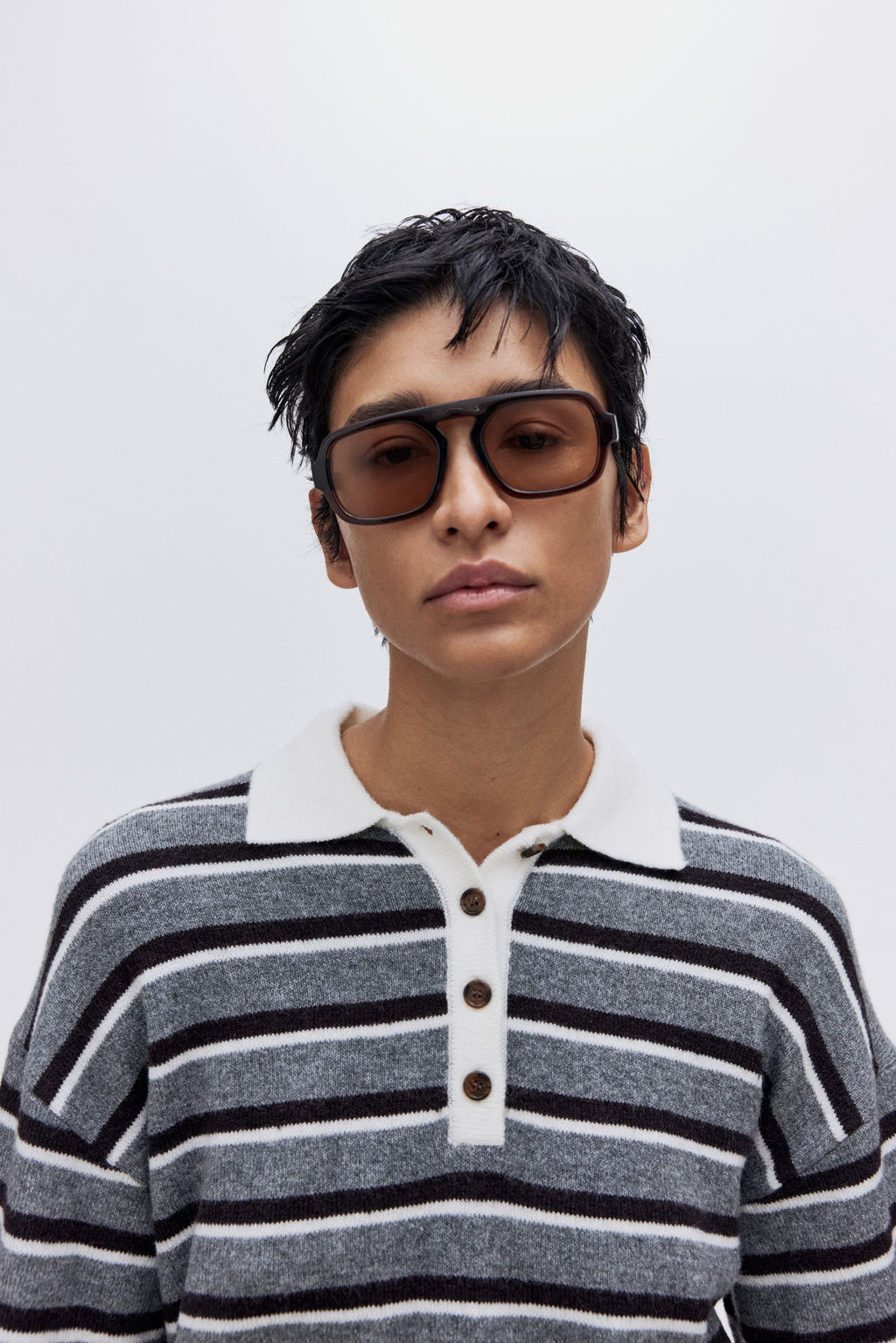 Jersey oversize tipo polo - H&m фото 3