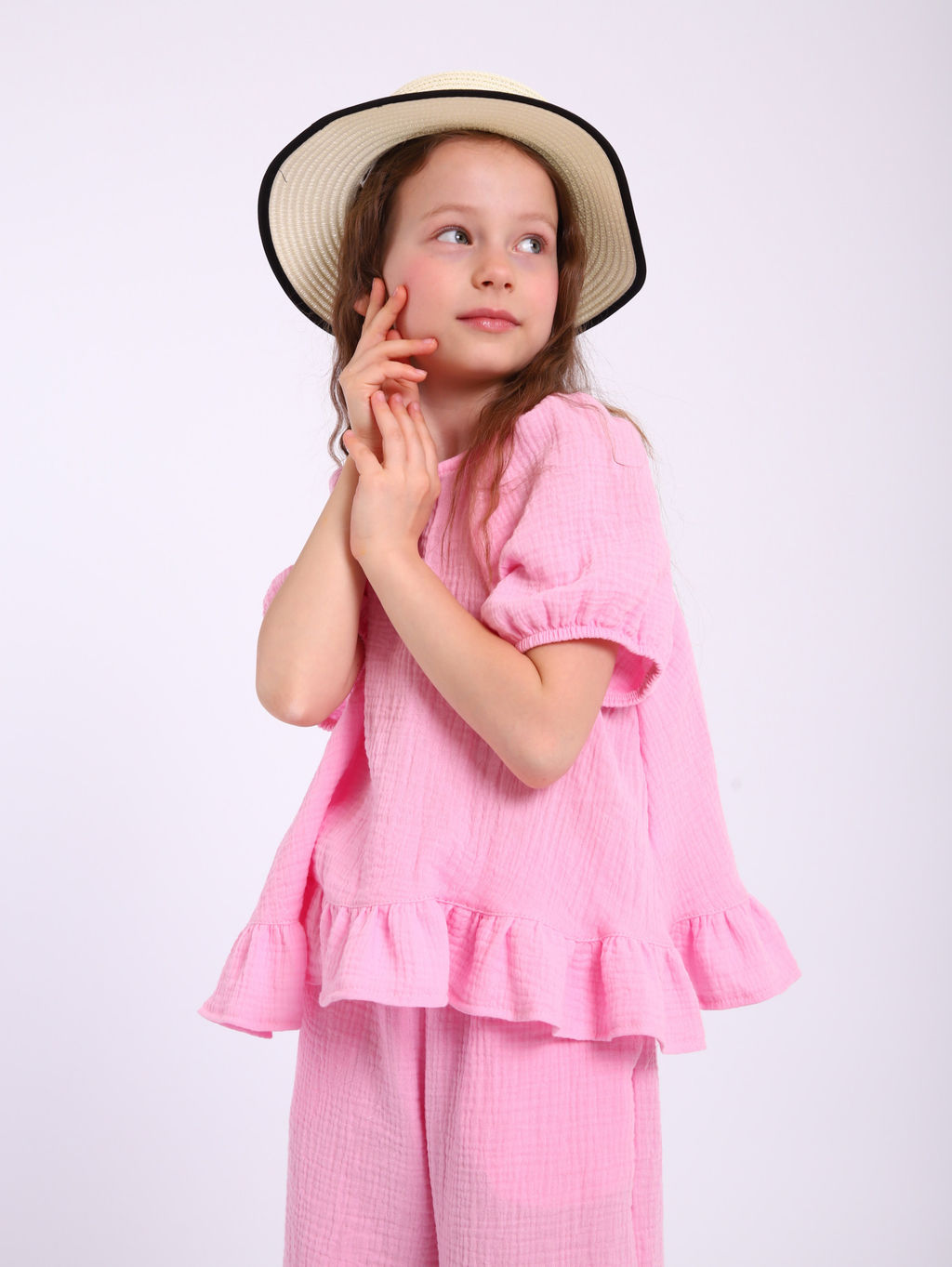 Костюм Пикми муслин белый, КМ-196-3 - От егорки до егора фото 30