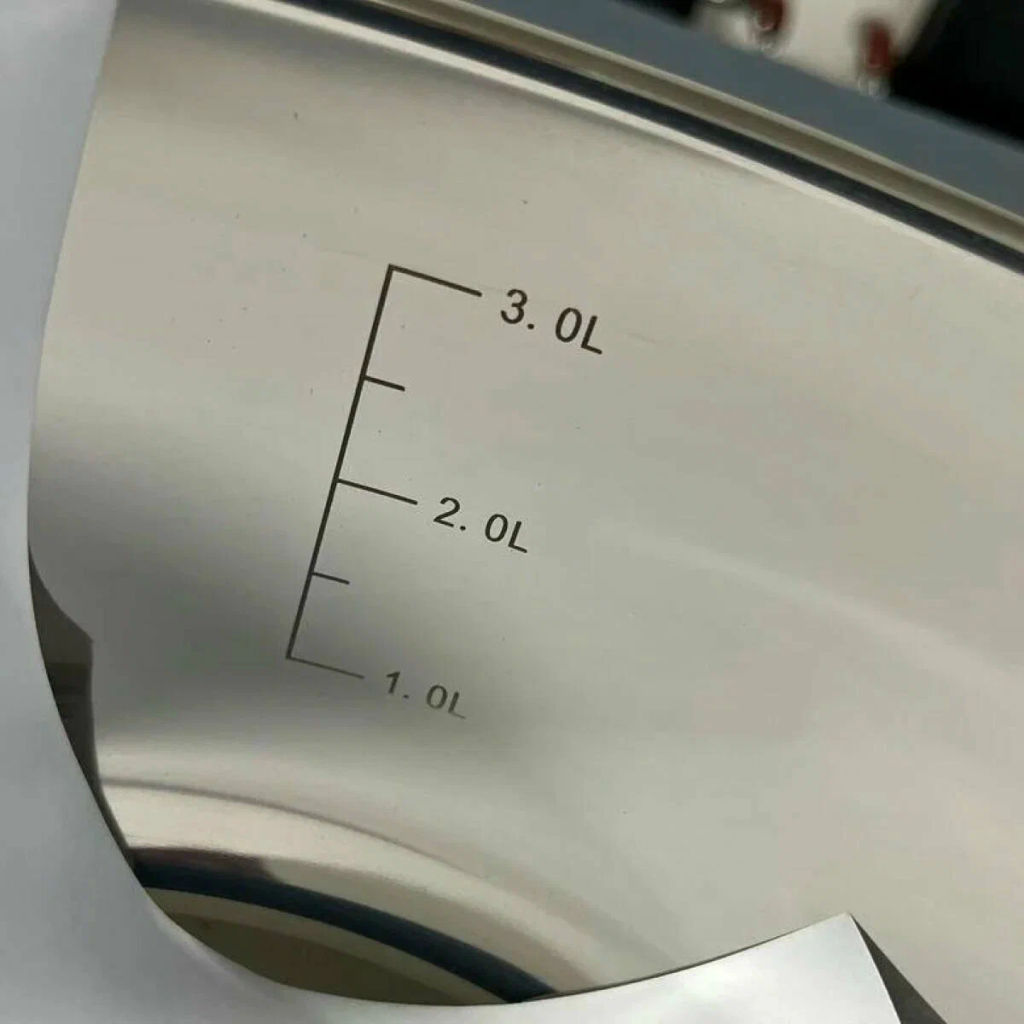 Кастрюля 3,6л из нержавеющей стали со стеклянной крышкой, 20х11.5см (R-306в) /Rashel/  фото 3