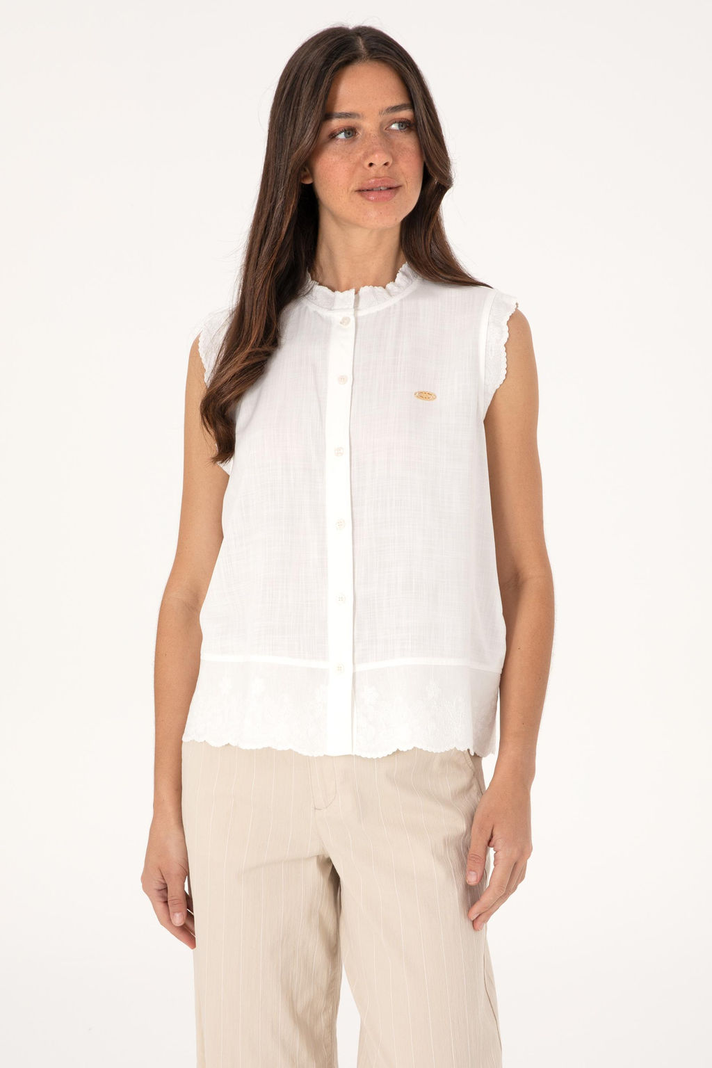 Kad_n Beyaz K_sa Kollu G_mlek Sepette S_rpriz _ndirim - U.s. polo assn фото 3