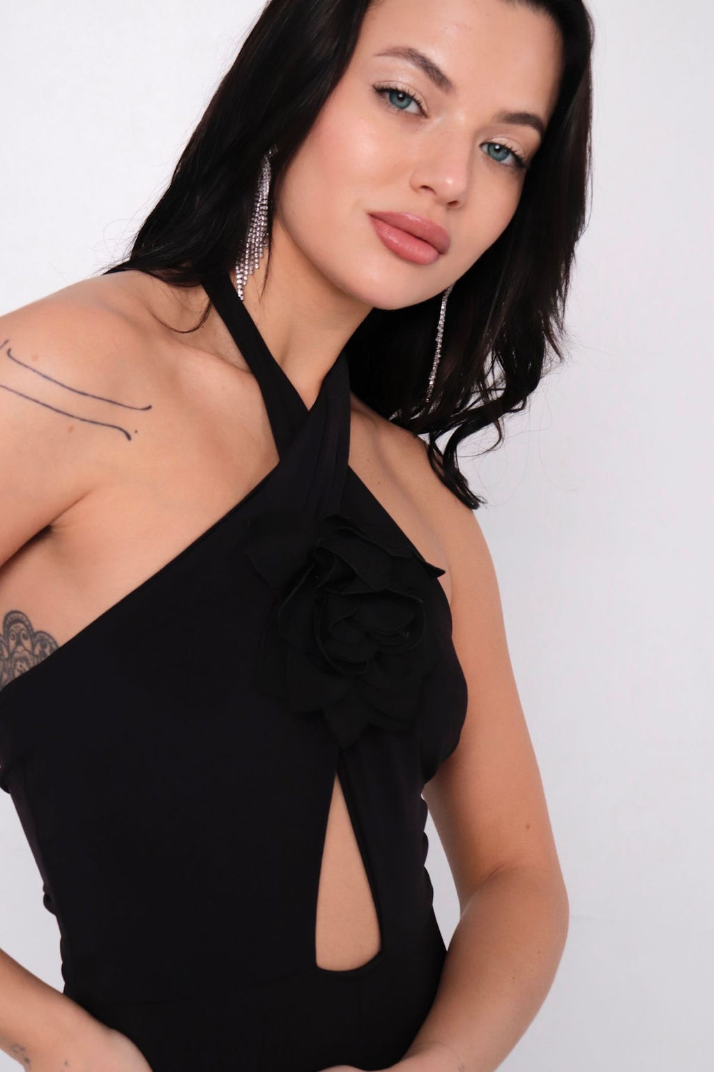 Комбинезон вечерний чёрный - Martichelli фото 12