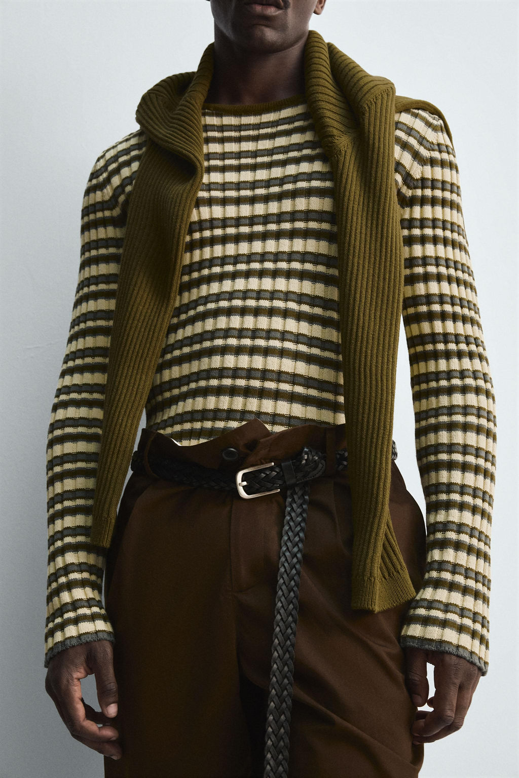 STRIPED JACQUARD JUMPER - Zara фото 6
