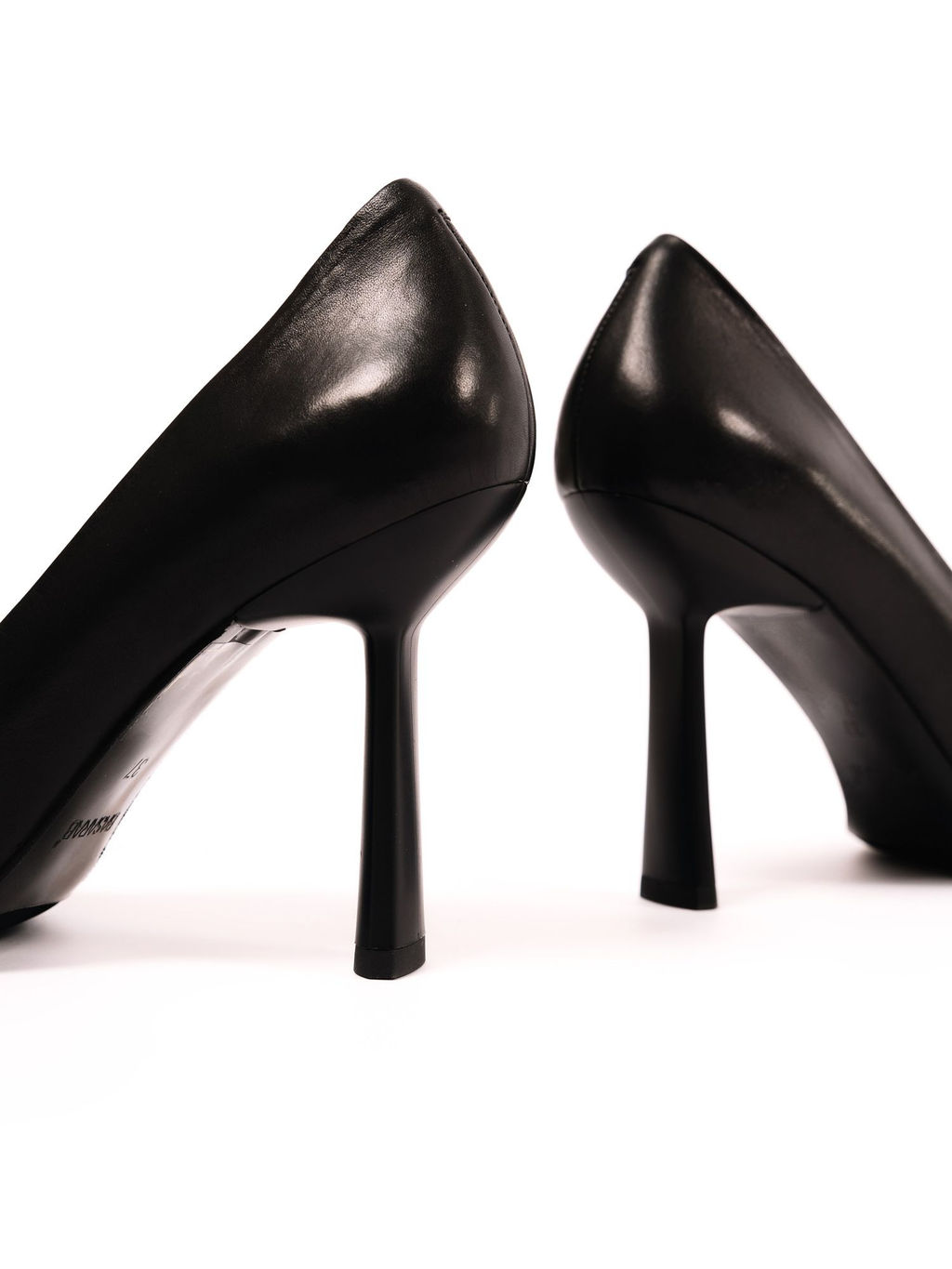 Туфли кожаные черные на кожаной подкладке (Новый год)