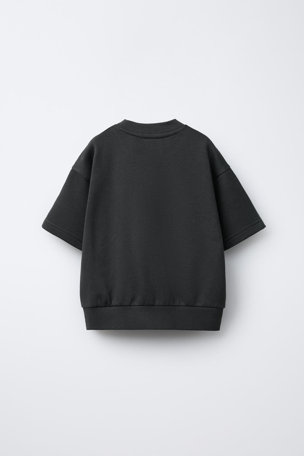 SHORT SLEEVE SWEATSHIRT AND TEXT JOGGERS SET - Zara фото 3