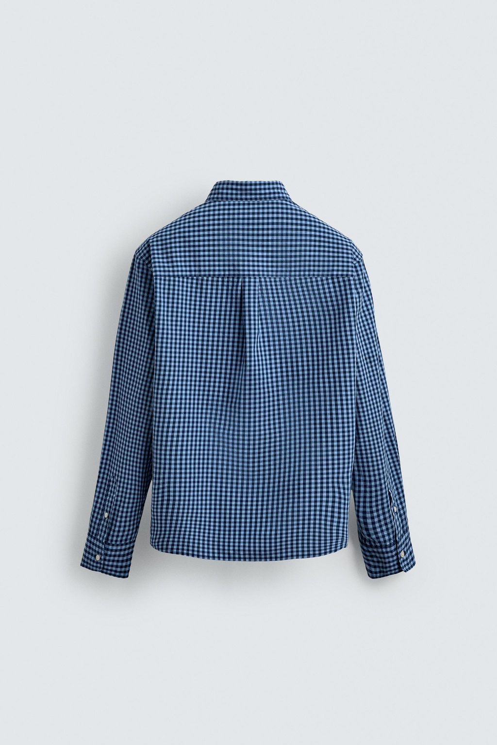 CAMISA REGULAR FIT ALGOD?N / Azul / Marino - Zara фото 8