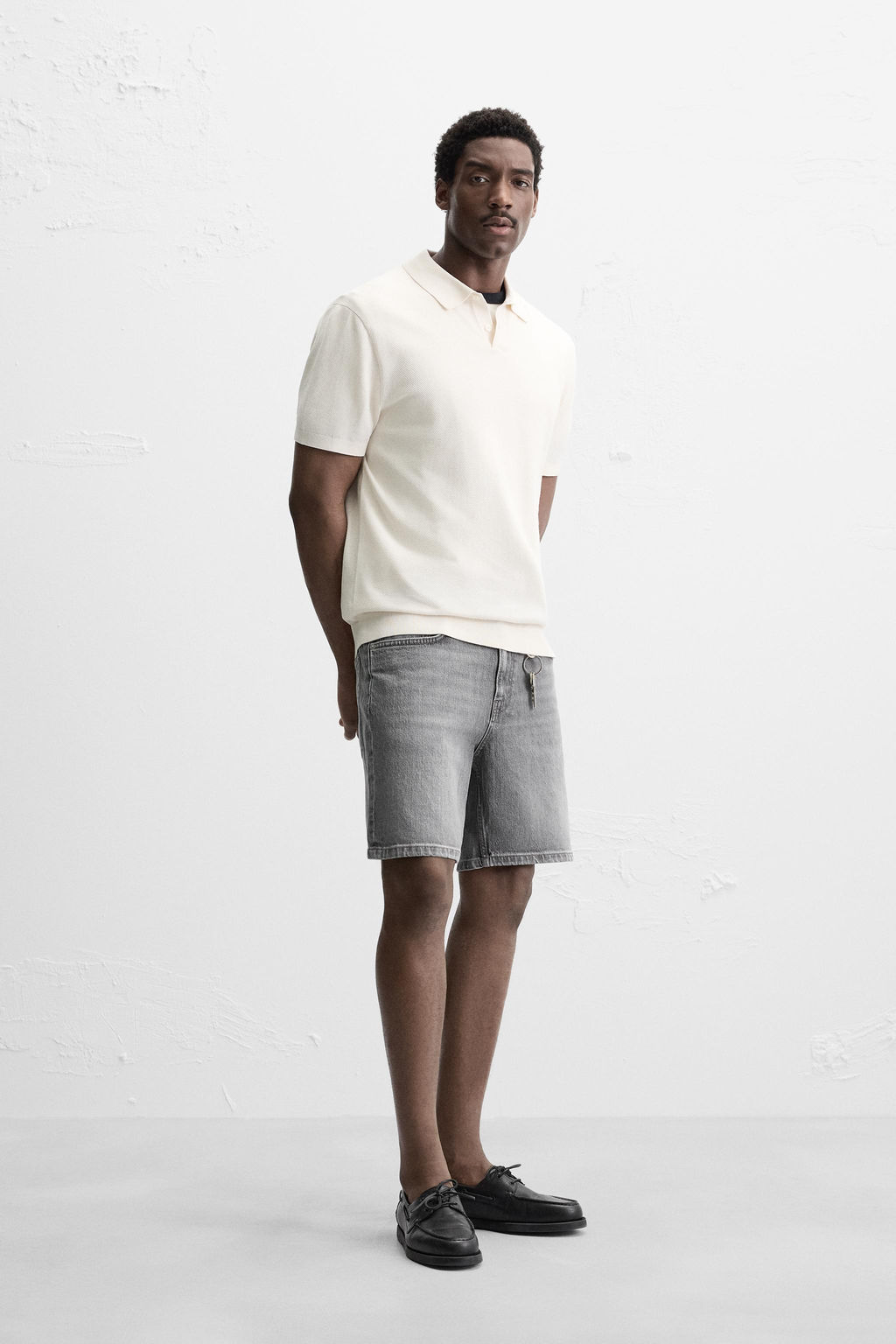 REGULAR FIT DENIM BERMUDA SHORTS - Zara фото 4