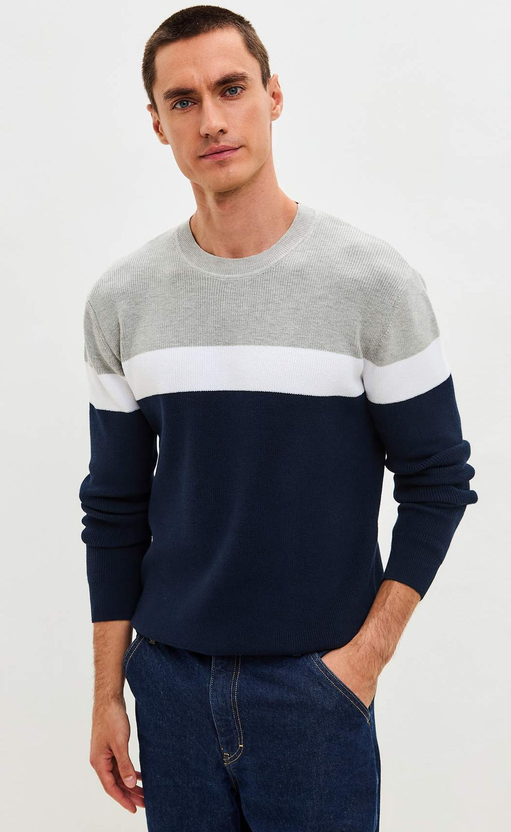 Свитер P521-1568 d.blue - Primm фото 3