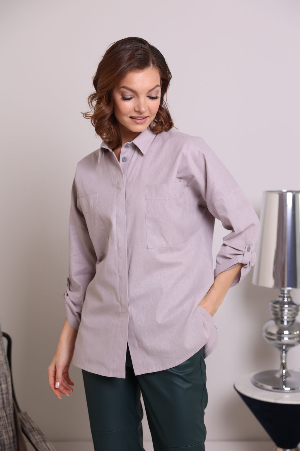 Рубашка свободного кроя - Looklikecat фото 2