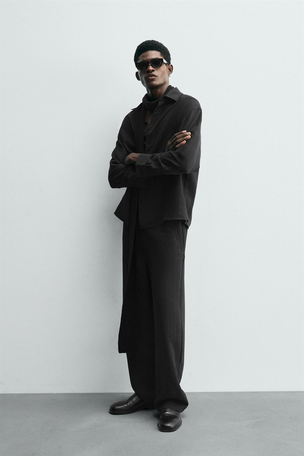 STRIPED JACQUARD SHIRT - Zara фото 4
