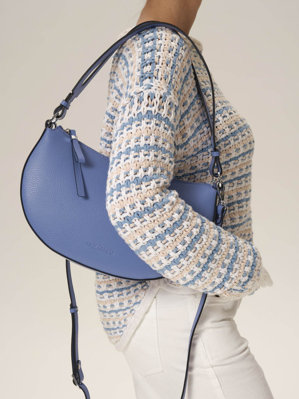 Сумка женская сэддл Azaro 31042 сиреневый закат