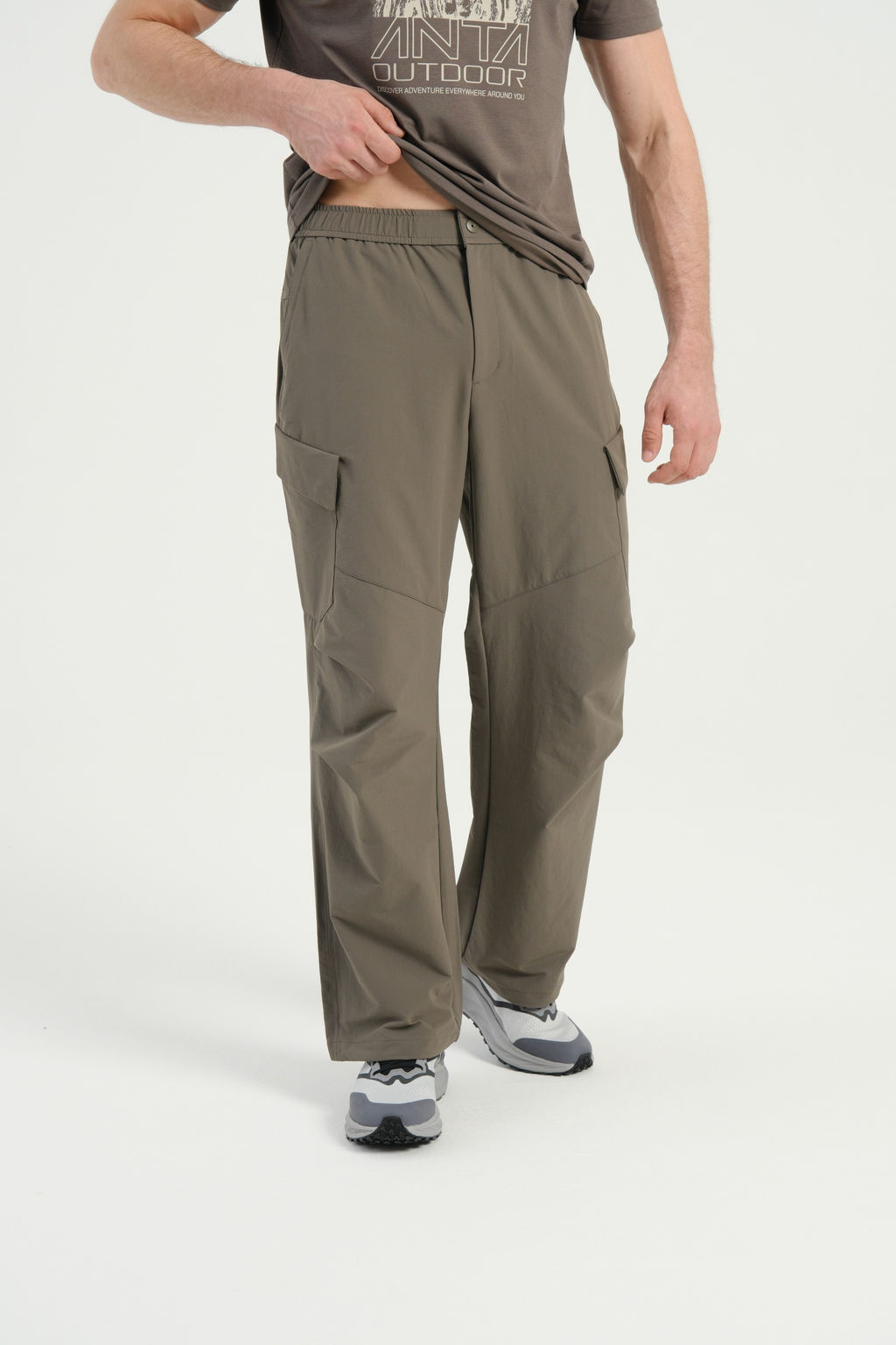 Брюки текстильные Серый