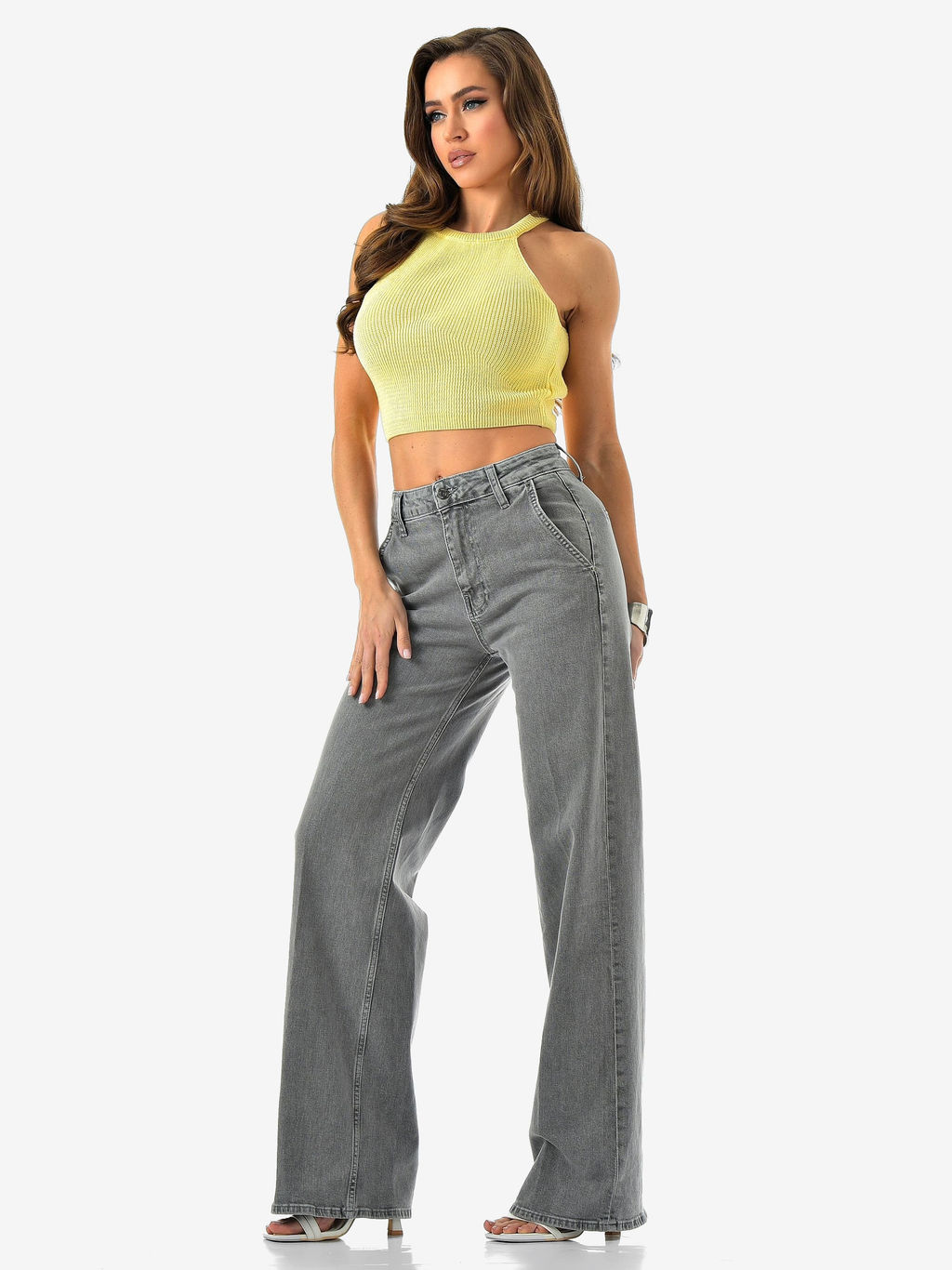 Женские джинсы прямые CRACPOT 1419