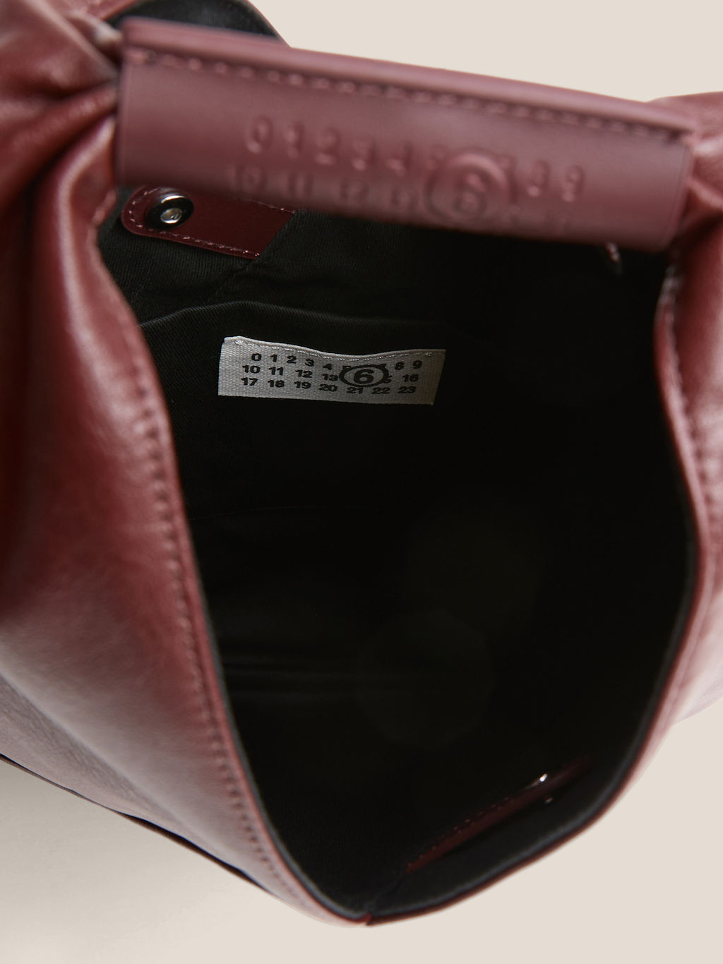 Женская сумка с ручкой MM6 MAISON MARGIELA SMALL JAPANESE HANDBAG Артикул 4670119, коричнево-бордовый - Divas bag фото 4