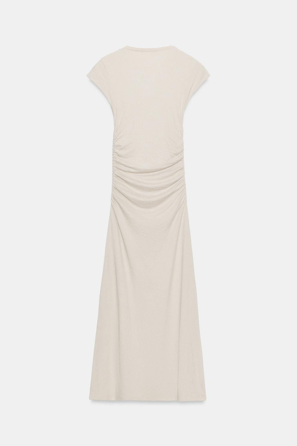 VESTIDO MIDI DRAPEADO / Arena - Zara фото 13