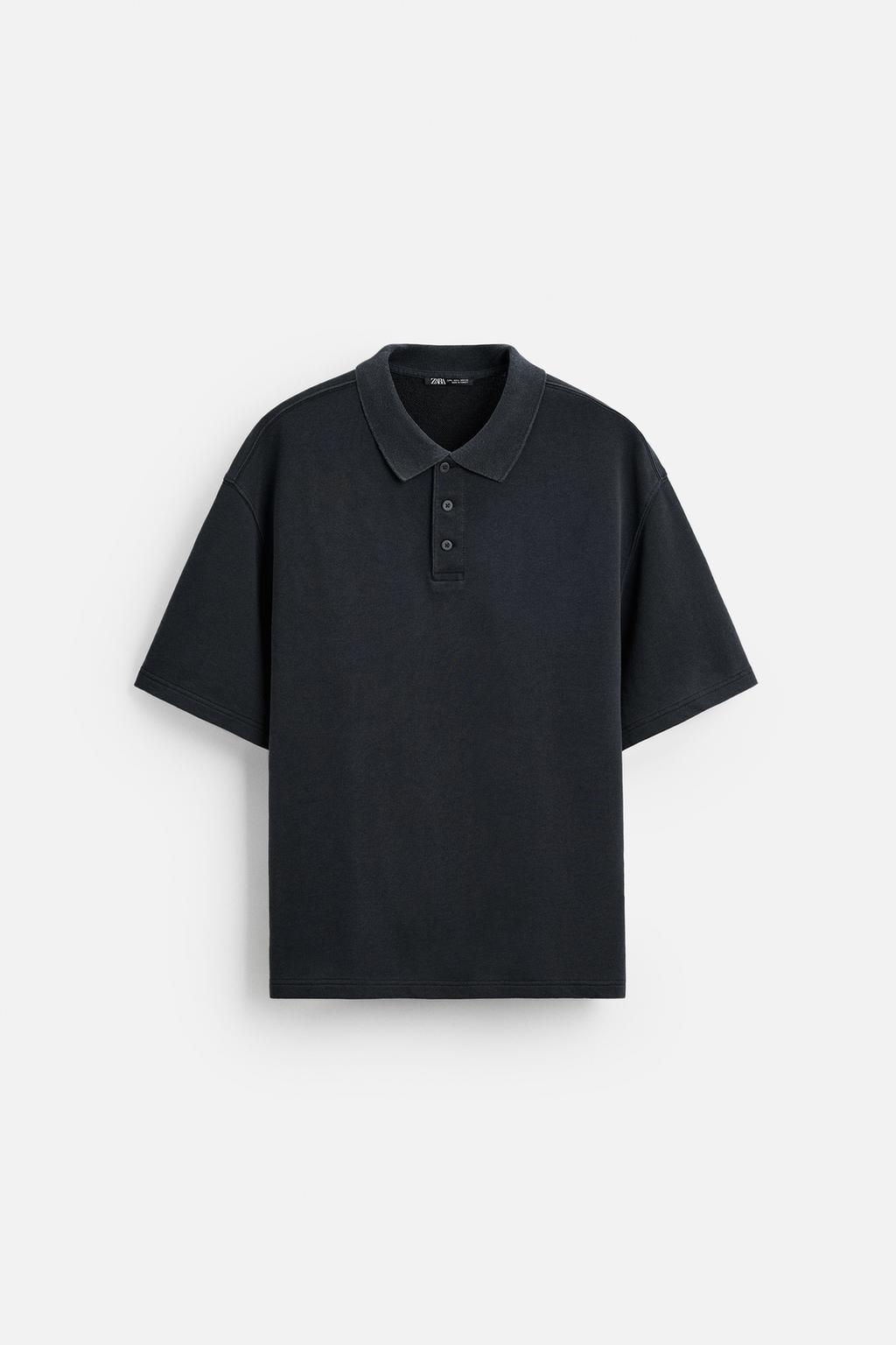 RELAXED FIT POLO SHIRT - Zara фото 6