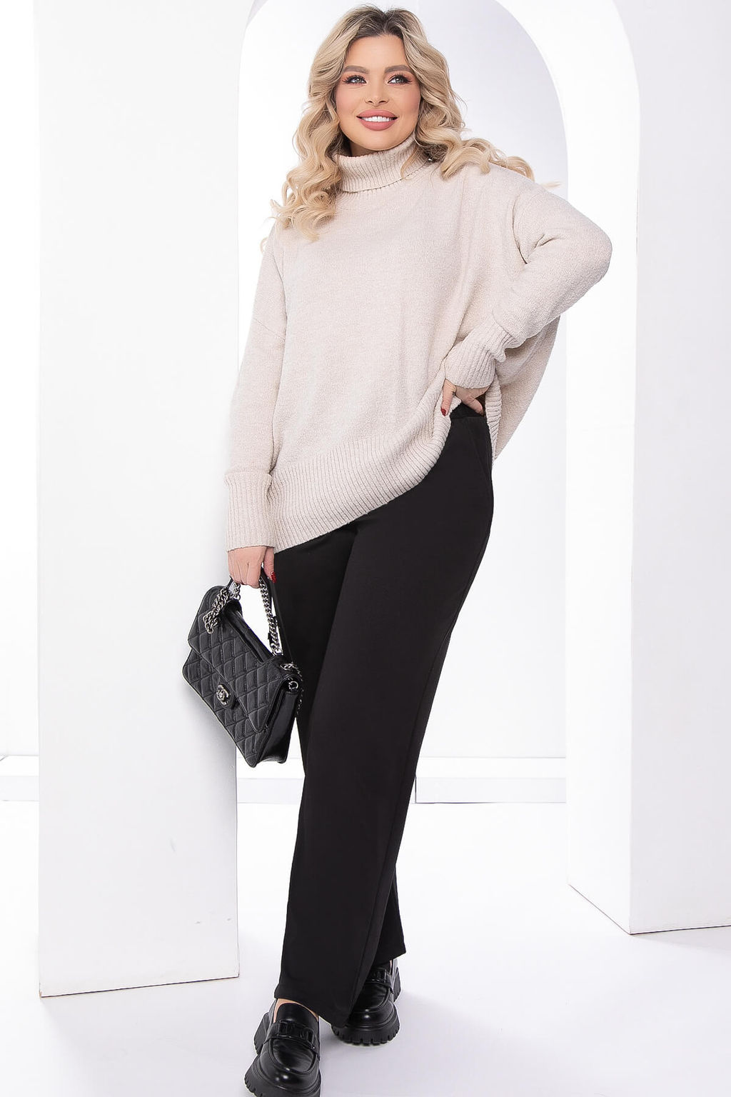 Брюки Брук (блэк) Б7557 - Lt collection фото 6