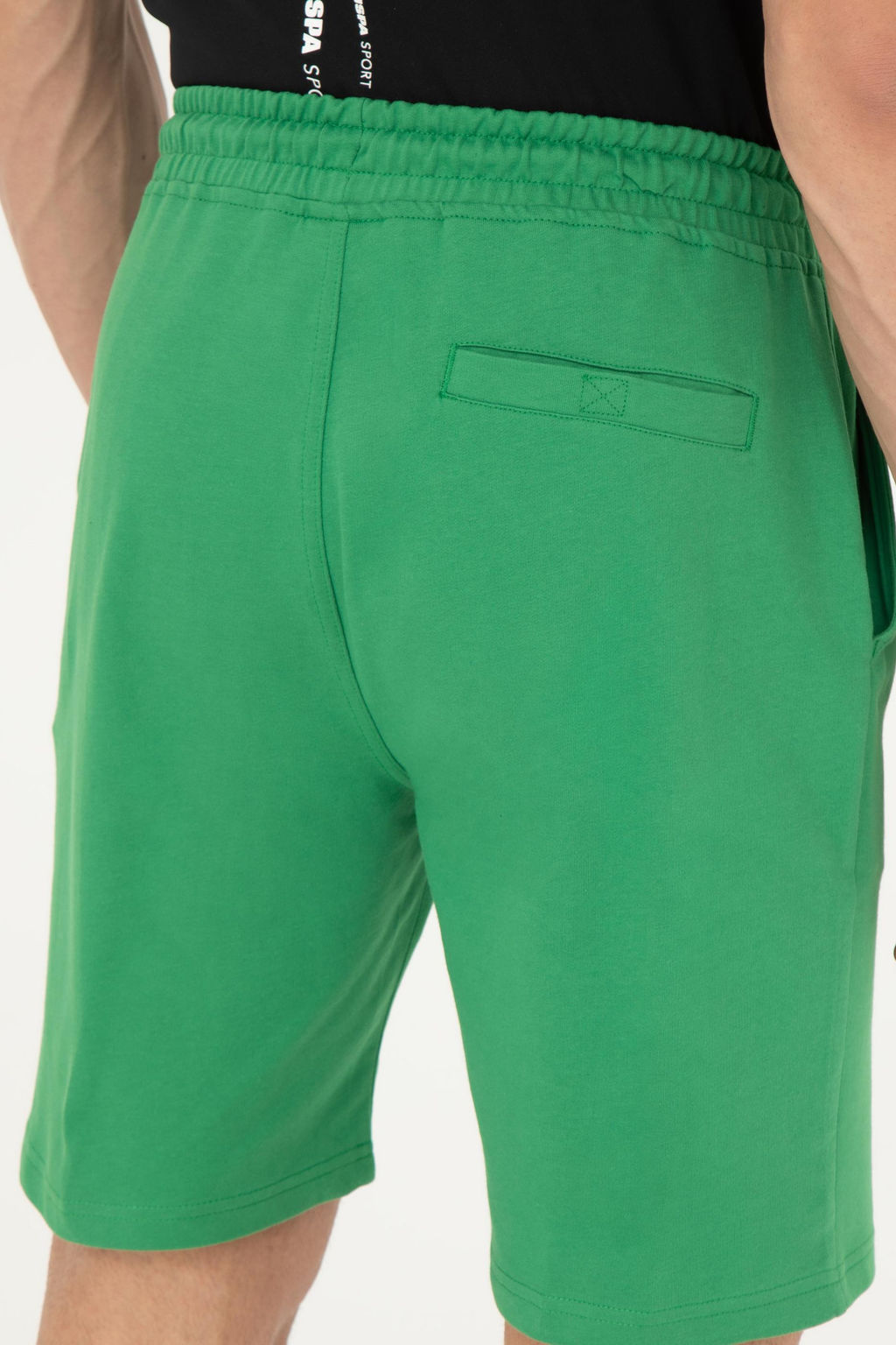 Мужские зеленые трикотажные шорты - U.s. polo assn фото 14