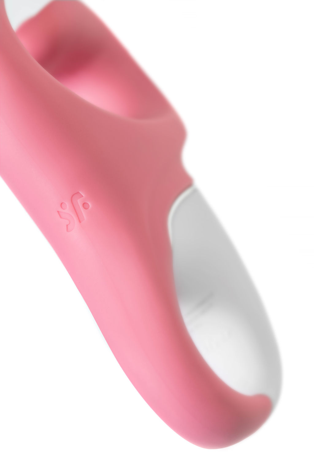 Нереалистичный вибратор Satisfyer Hug me, силикон, розовый  фото 13