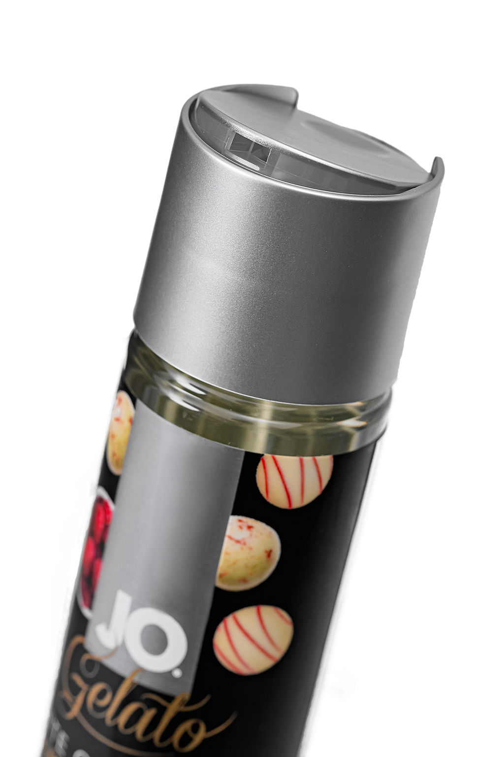 Съедобный лубрикант JO Gelato White Chocolate Raspberry Truffle, белый шоколад и малина, 120 мл