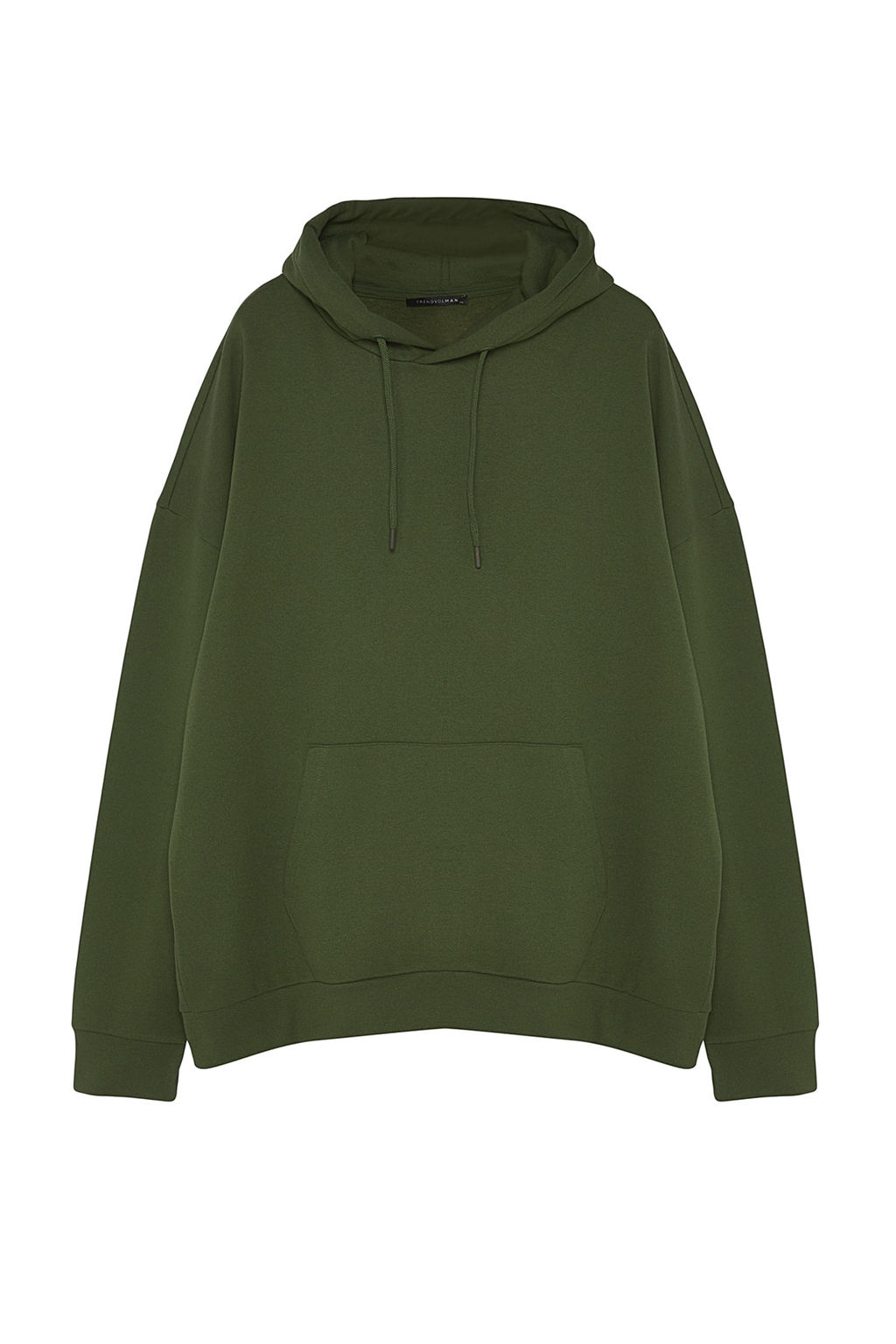 TRENDYOL MAN Siyah Buyuk Beden apusonlu Oversize/Genis Kesim Ici Polar/S?cak Tutan Sweatshirt TMNAW24AO00013 - Trendyolmilla фото 23