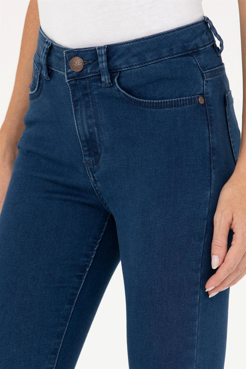 Женские темно-синие джинсовые брюки - U.s. polo assn фото 13