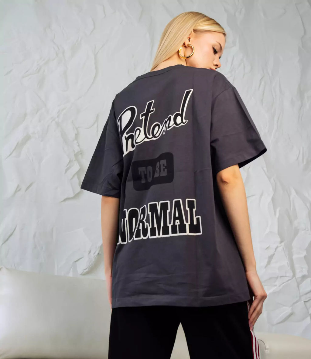 Футболка #КТ24037, графит - Dommod фото 3