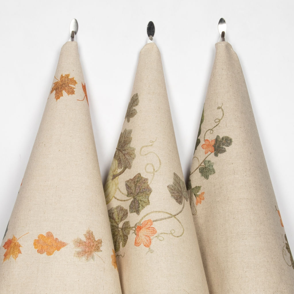 22С145-ШР+К/п.р/фкор Комплект полотенец из 3 шт 45*60 "Тыква-3" рис. 421