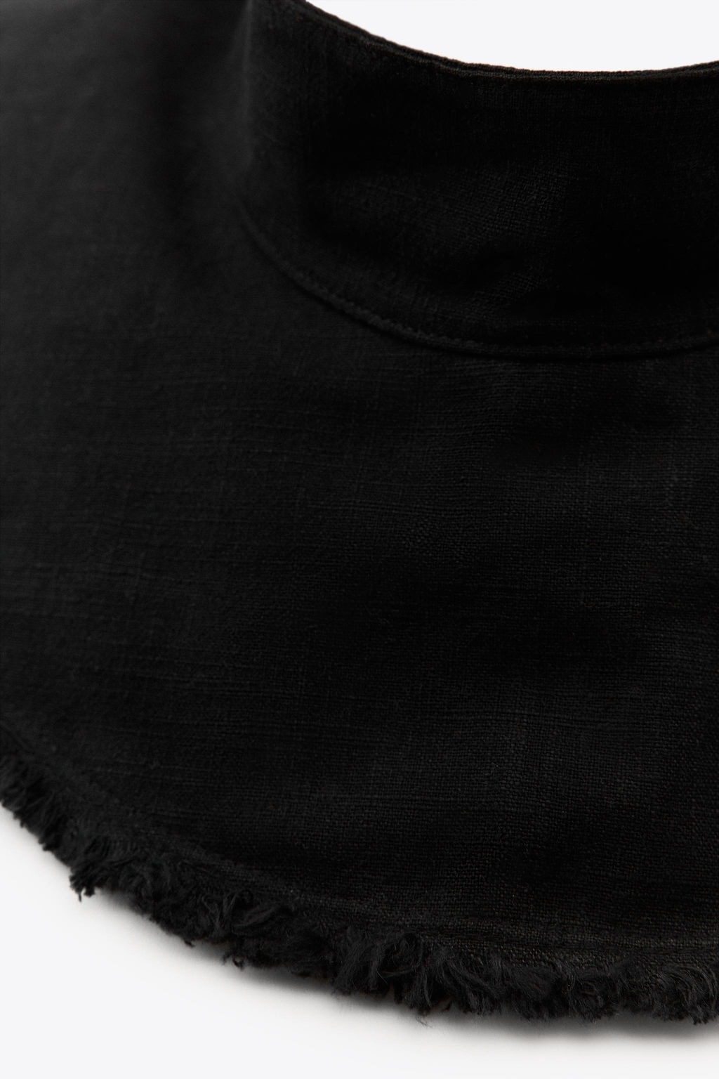 FRAYED LINEN BLEND VISOR - Zara фото 3