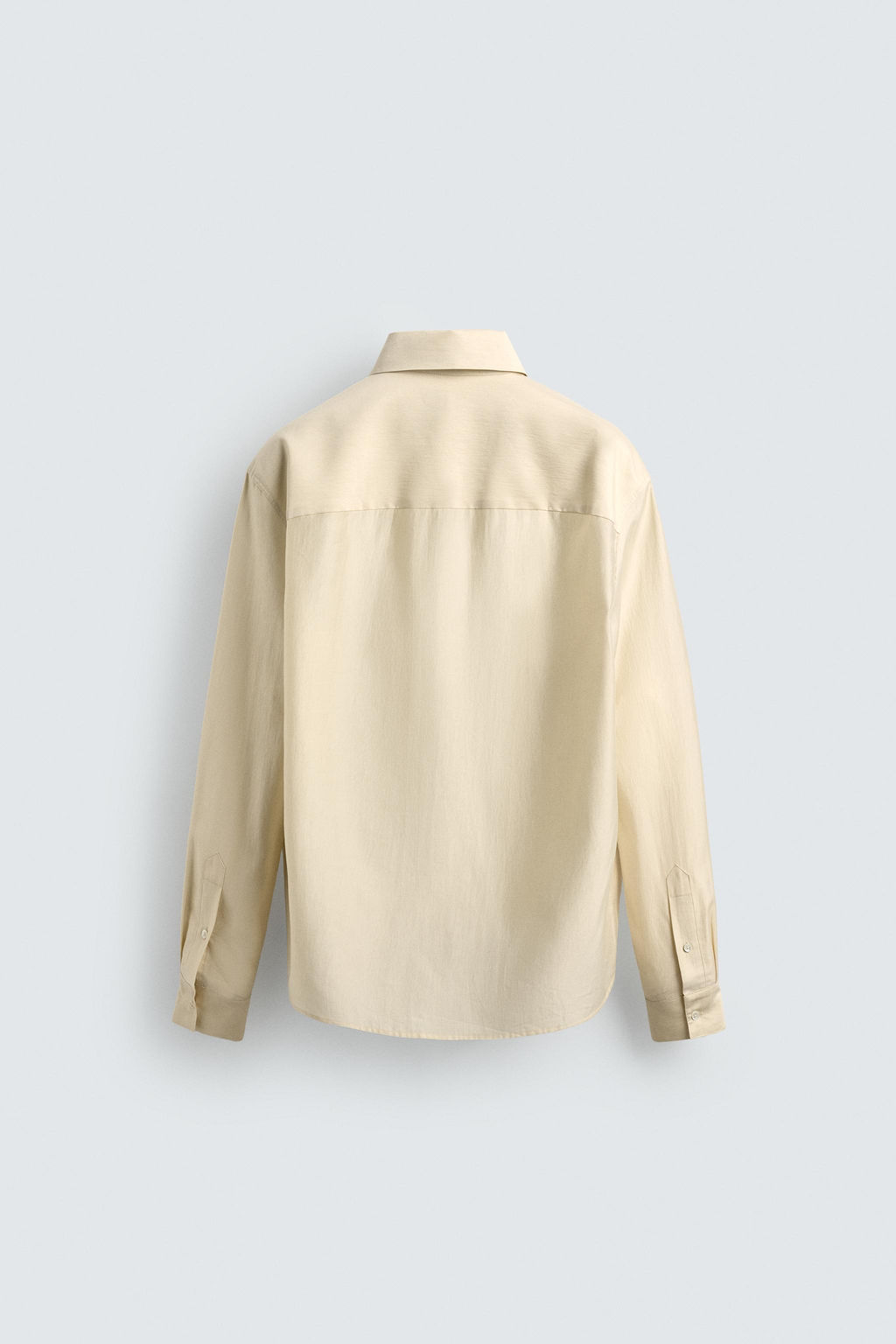 CAMISA FLUIDA BOLSILLOS / Crudo - Zara фото 7