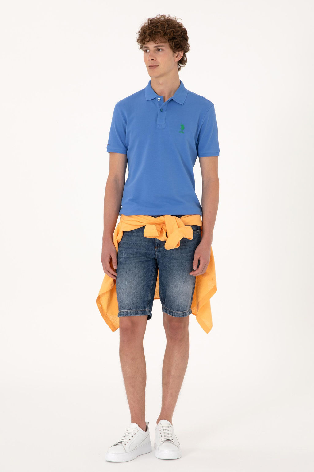 Erkek _ndigo Basic Ti__rt Sepette S_rpriz _ndirim - U.s. polo assn фото 4
