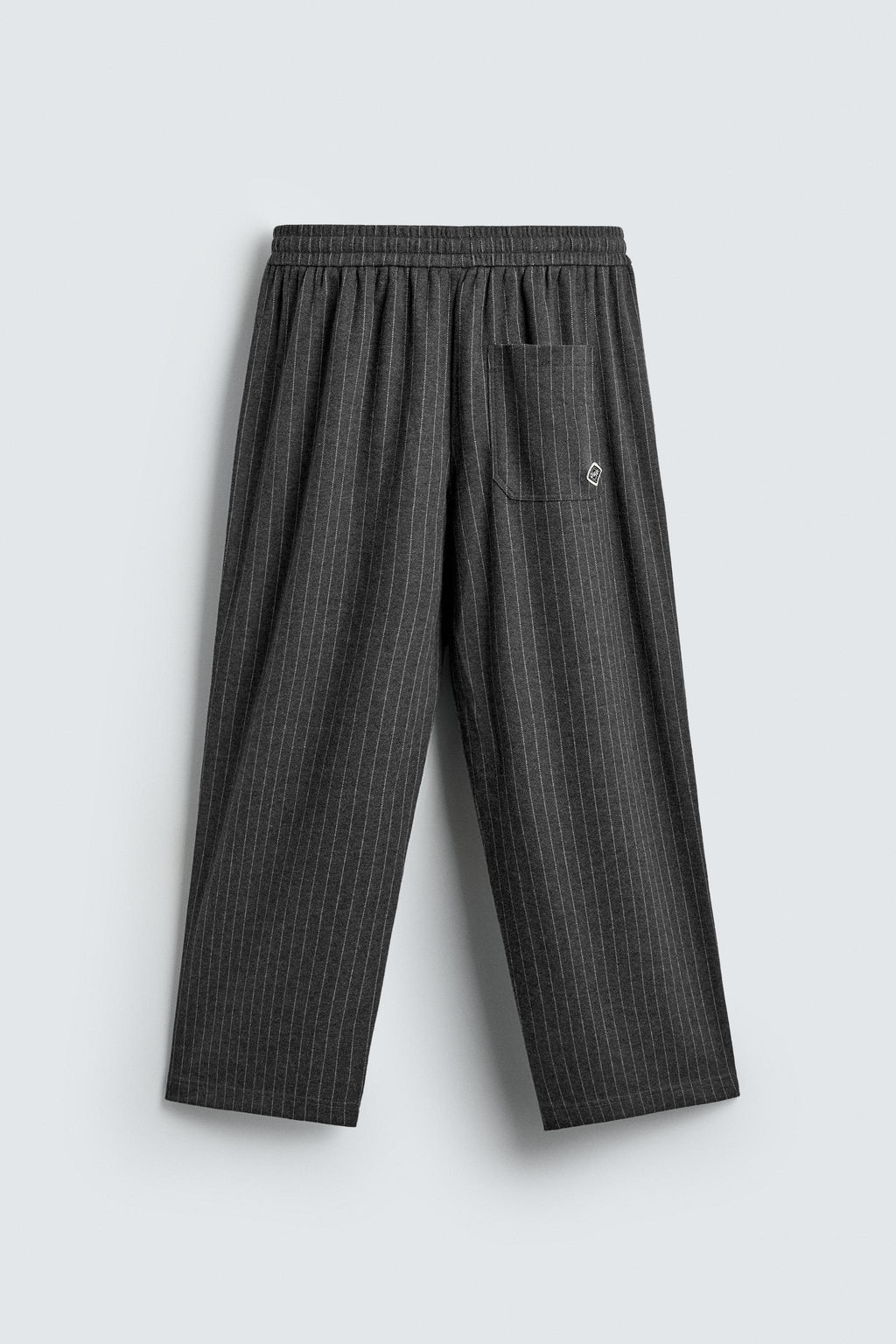 STRIPED BAGGY FIT TROUSERS - Zara фото 7