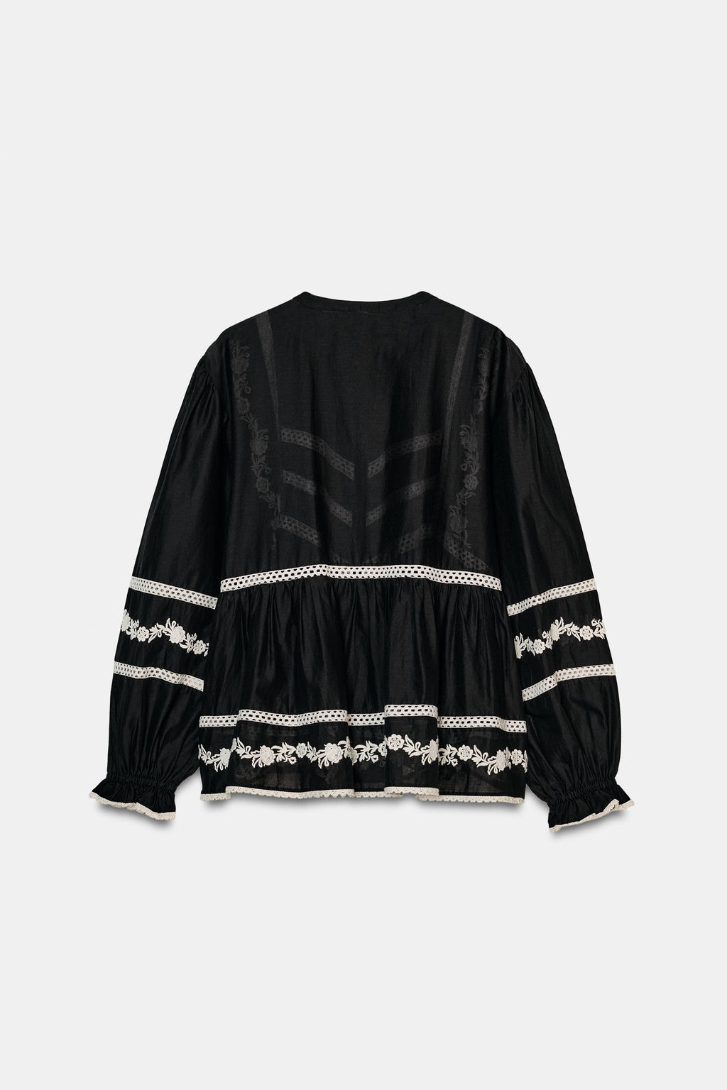 EMBROIDERED BLOUSE ZW COLLECTION - Zara фото 13