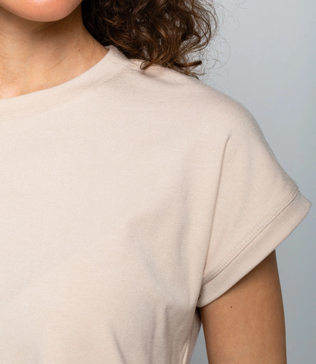Футболка #КТ1016 (1)-1, светло-бежевый
