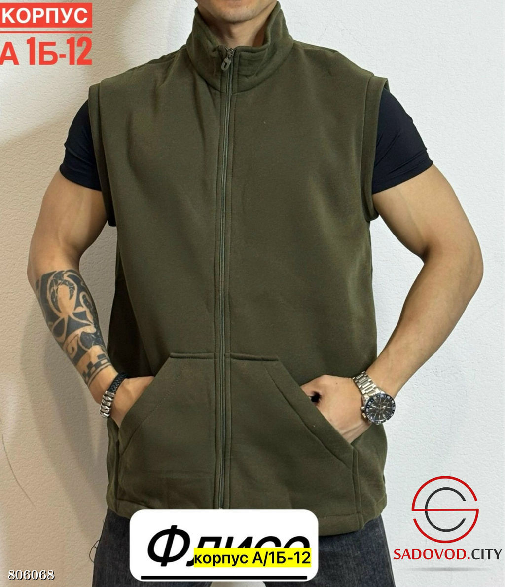 Жилет для мужчин из флиса. - Bruno фото 3
