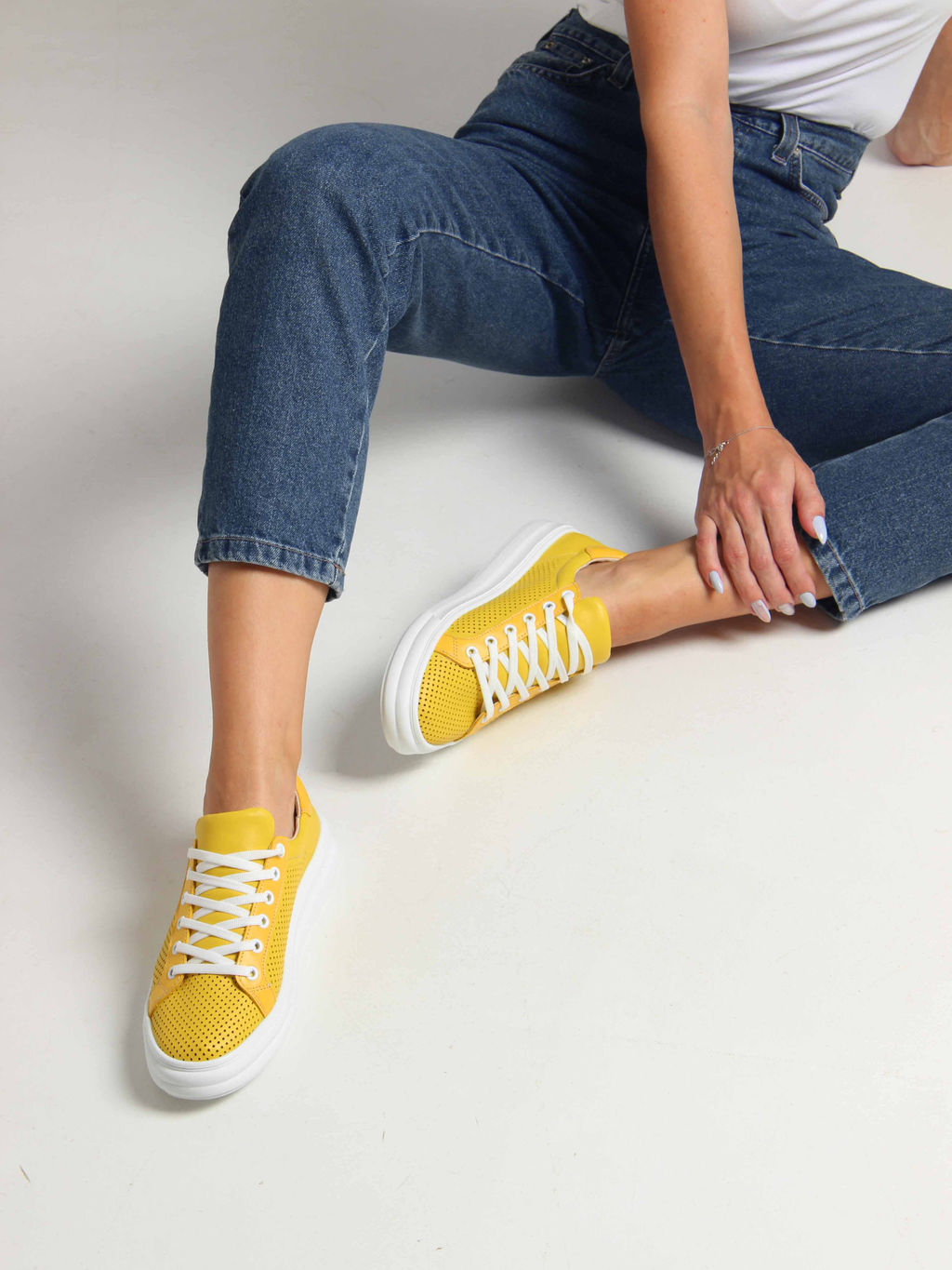 Кеды EDART 127.Lusi22 w. Желтый R - Ed'art фото 2