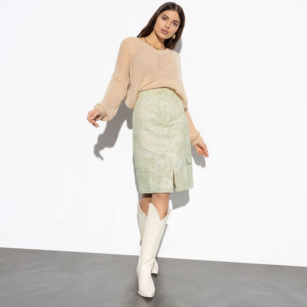 Юбка в стиле хаки, Модный знак - Charutti фото 8