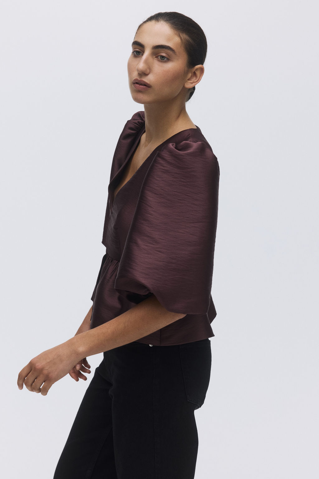 Blusa con peplum - H&m фото 3