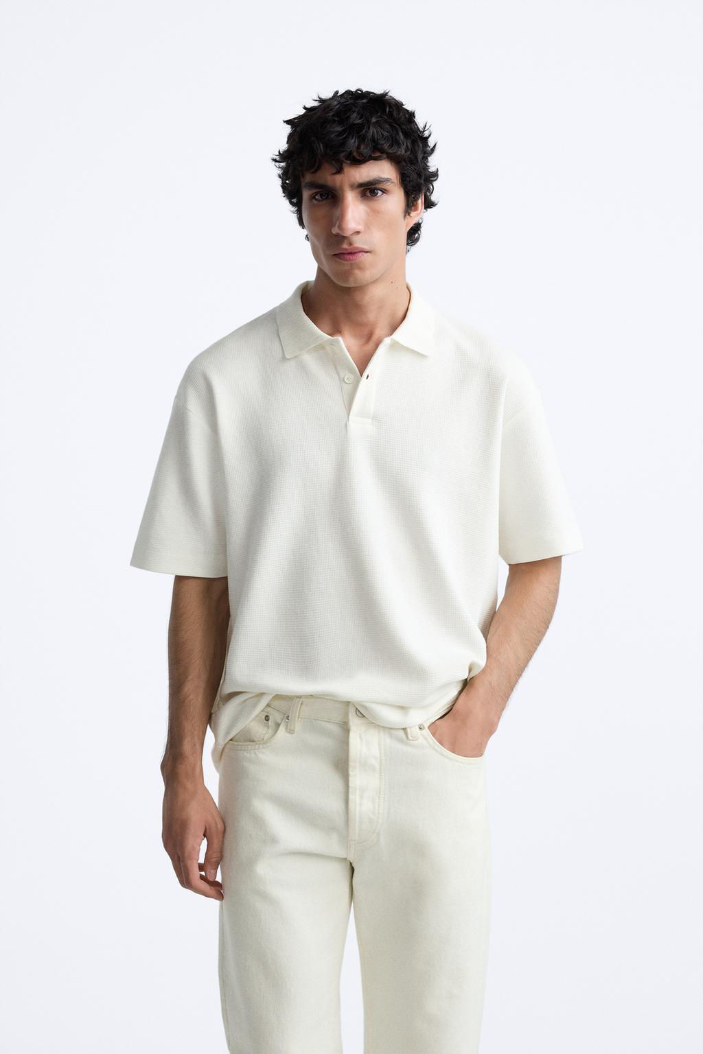 TEXTURED POLO SHIRT - Zara фото 2