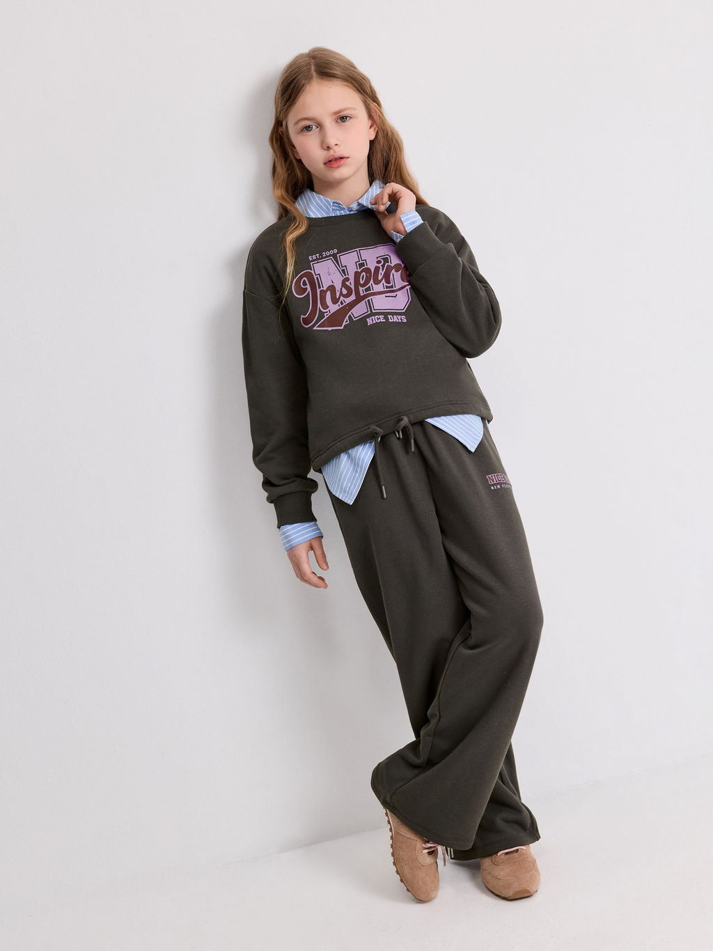 ACOOLA / Джемпер детский для девочек Vlasta_sw графитовый фото 5