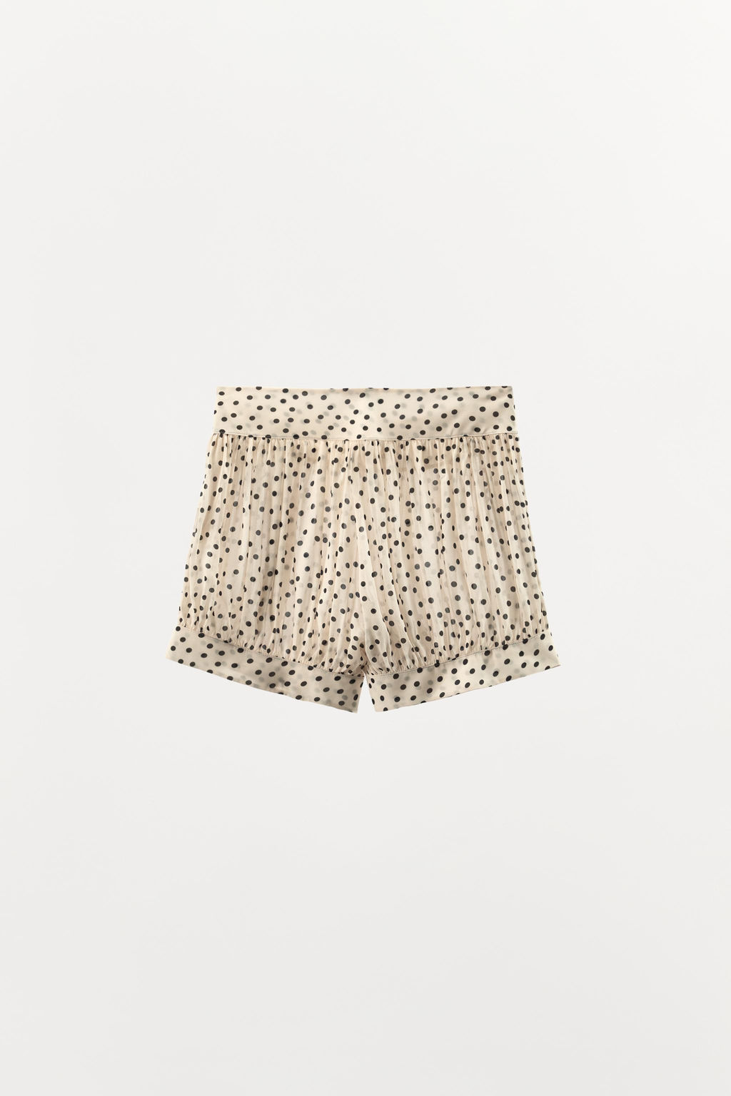 SHORTS BOMBACHO ESTAMPADO LUNARES / Crudo - Zara фото 5