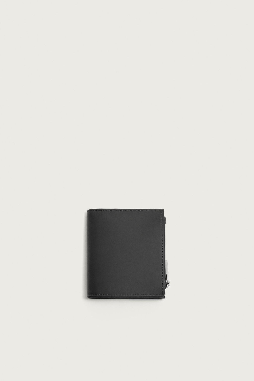 CARTERA MONEDERO ENGOMADO / Negro
