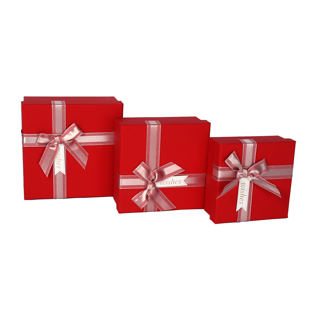 Коробка подарочная Прямоугольная набор 3 штуки / 3204-11 /уп 36/ - Галеонтрейд фото 3