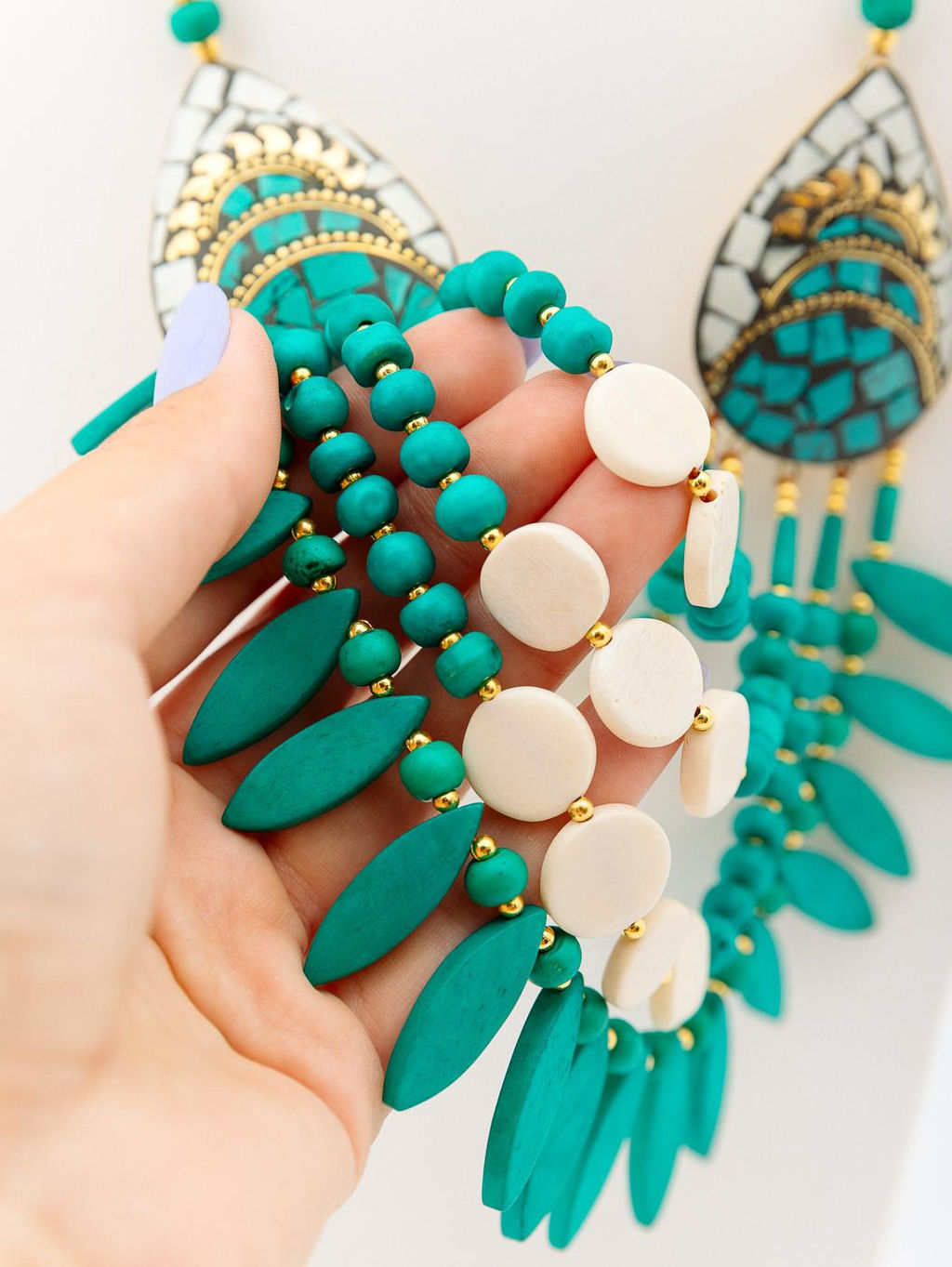 Украшение колье К-404 - Ганг фото 3