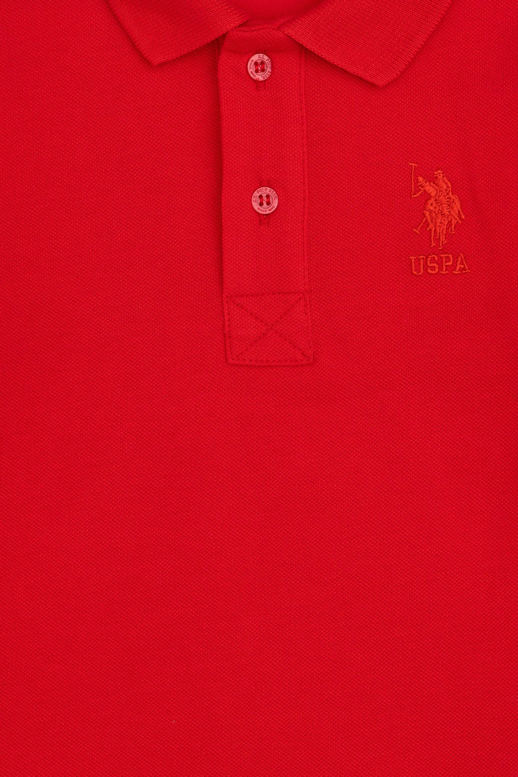 Красный базовый свитшот для мальчика - U.s. polo assn фото 3
